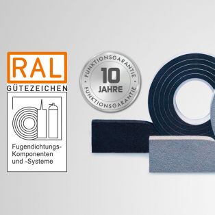 vorkomprimiertes Fugendichtband ISO-BLOCO 600 erhält RAL-Gütezeichen „Fugendichtungskomponenten und -Systeme"