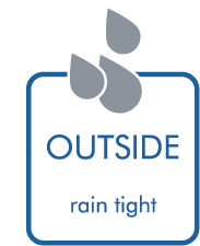 outside: rain tight